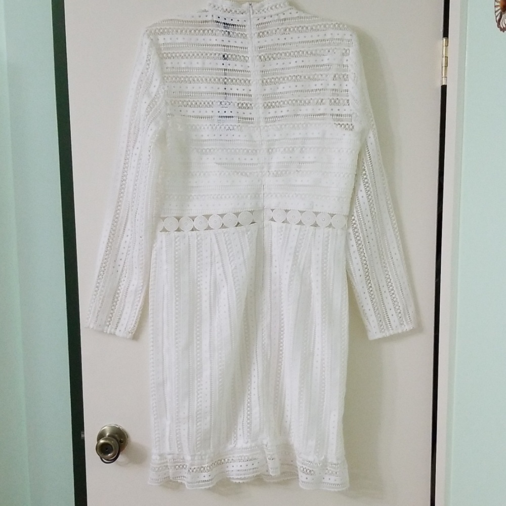 Bardot long sleeve ivory dress NWT - Picture 6 of 12